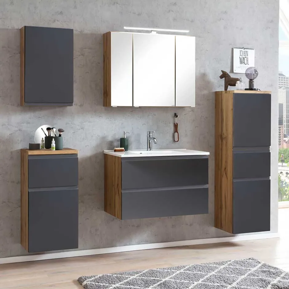Pharao24 Waschplatz Set modern Fregato> Badmöbel Sets