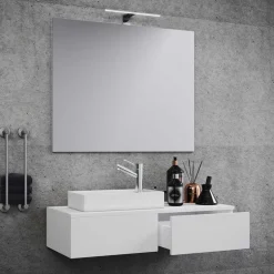 Badmöbel Sets*Pharao24 Waschplatz Set modern weiß Sevila