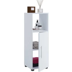 Badmöbel Sets*Pharao24 Waschplatz Set weiß modern Eli