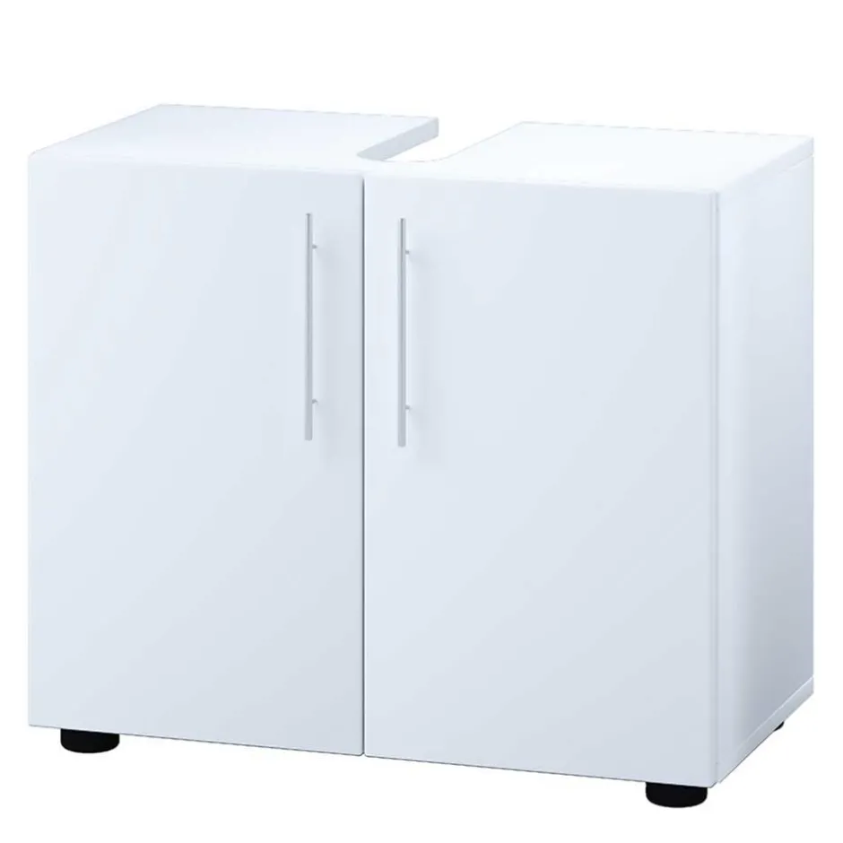 Badmöbel Sets*Pharao24 Waschplatz Set weiß modern Eli