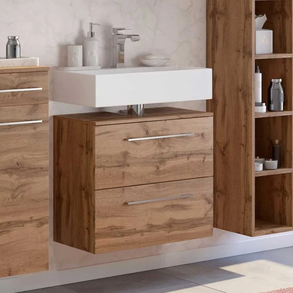 Pharao24 Waschschrank Dolveran> Badezimmerschränke|Waschbeckenunterschränke