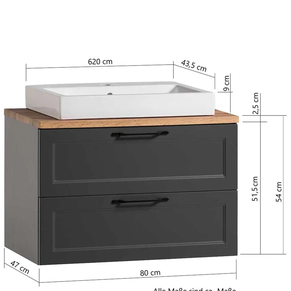 Pharao24 Waschschrank Salverna> Waschbeckenunterschränke|Bad Unterschränke