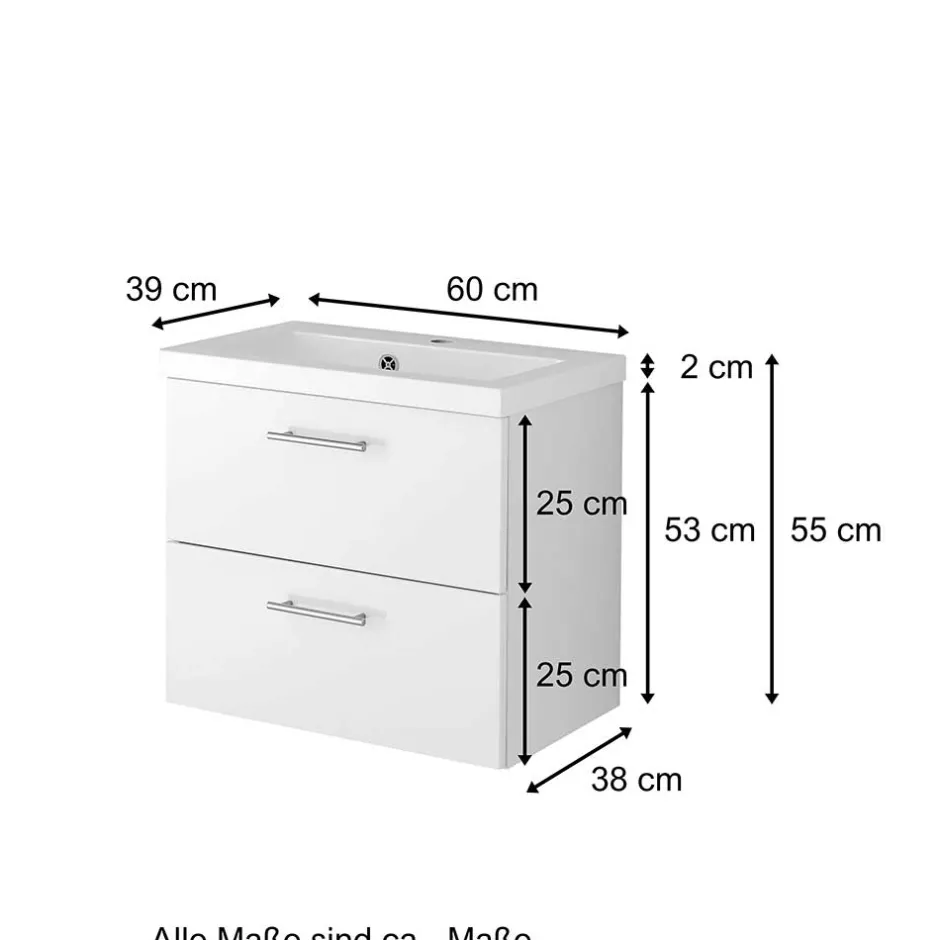 Pharao24 Waschtisch Josessa> Waschbeckenunterschränke