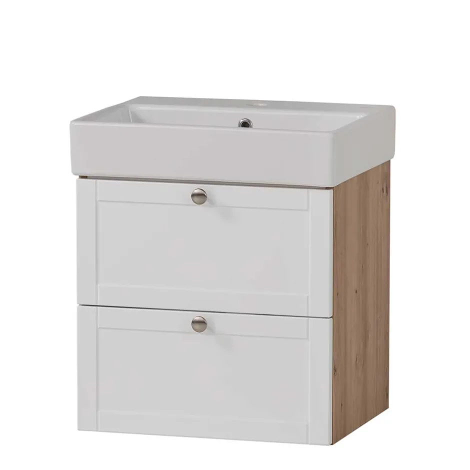 Pharao24 Waschtisch mit Spiegelschrank Azona> Badmöbel Sets