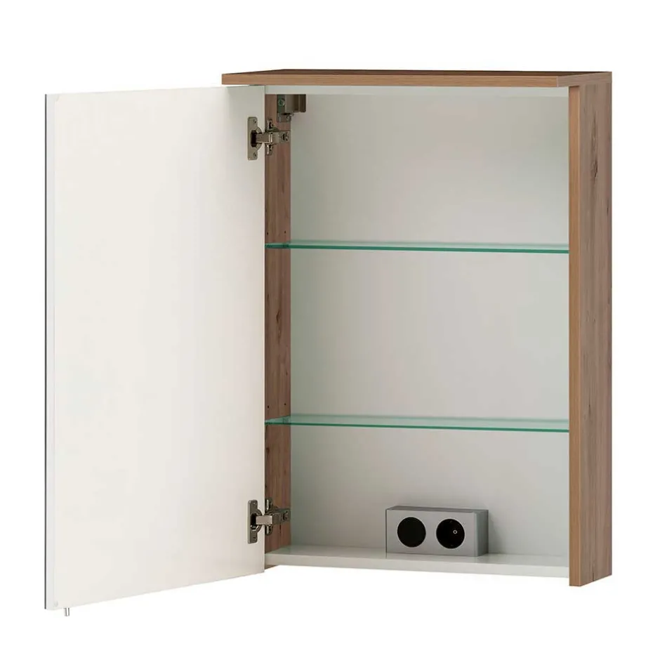 Pharao24 Waschtisch mit Spiegelschrank Azona> Badmöbel Sets