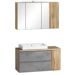 Badmöbel Sets*Pharao24 Waschtisch Set mit Becken Tagma