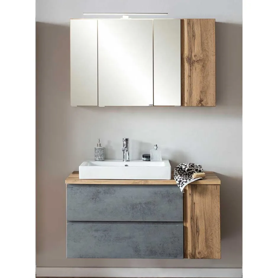 Badmöbel Sets*Pharao24 Waschtisch Set mit Becken Tagma