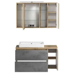 Badmöbel Sets*Pharao24 Waschtisch Set mit Becken Tagma