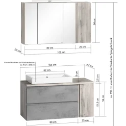 Pharao24 Waschtisch Set mit Becken Fregato><noscript><img width=