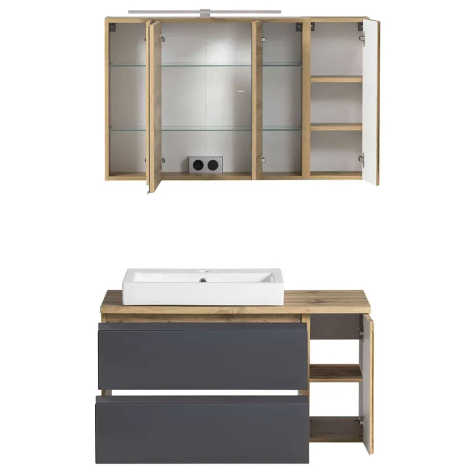 Pharao24 Waschtisch Set mit Becken Fregato> Badmöbel Sets