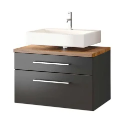 Badmöbel Sets*Pharao24 Waschtisch und Spiegel Hayos