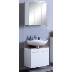 Pharao24 Waschtisch und Spiegelschrank Vehina> Badmöbel Sets