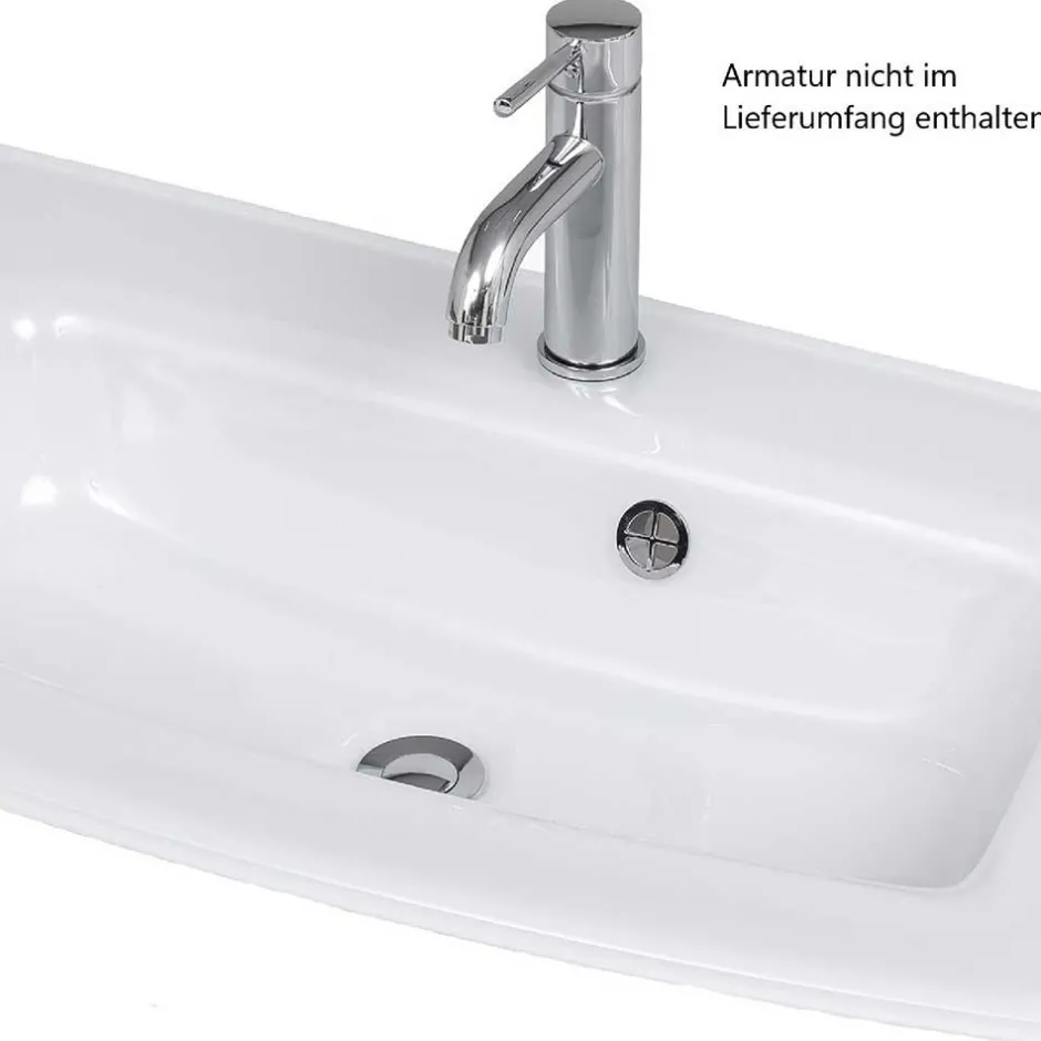 Badmöbel Sets*Pharao24 Waschtisch und Spiegelschrank Ruliand