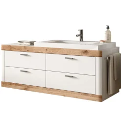 Pharao24 Waschtischkonsole hängend Liss> Waschbeckenunterschränke