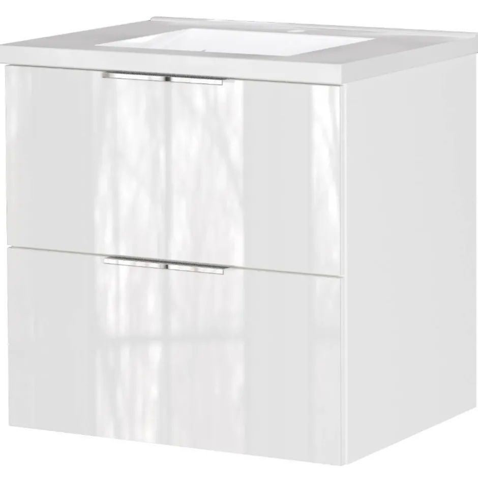 Pharao24 Waschtischkonsole weiß Udolph> Waschbeckenunterschränke|Bad Unterschränke