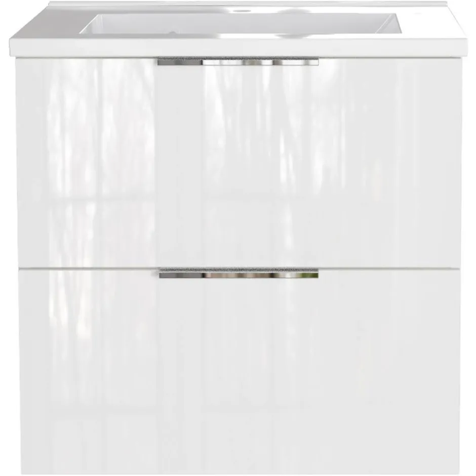 Pharao24 Waschtischkonsole weiß Udolph> Waschbeckenunterschränke|Bad Unterschränke