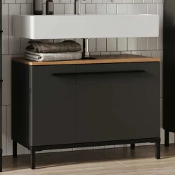 Badezimmerschränke|Waschbeckenunterschränke*Pharao24 Waschtischschrank Sisam