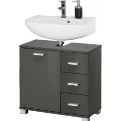 Pharao24 Waschtischunterbau Vrilla> Badezimmerschränke|Waschbeckenunterschränke