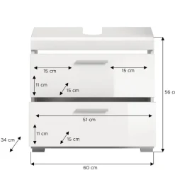 Pharao24 Waschtischunterschrank Bird><noscript><img width=