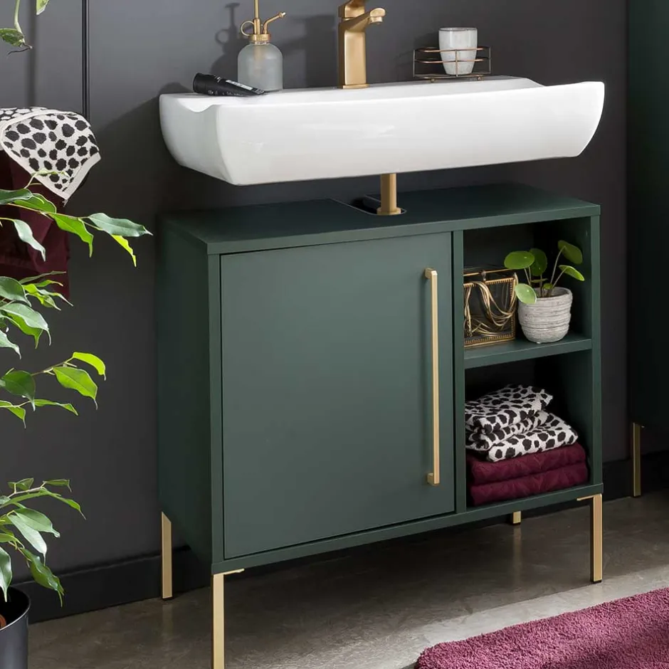 Pharao24 Waschtischunterschrank Call> Badezimmerschränke|Waschbeckenunterschränke