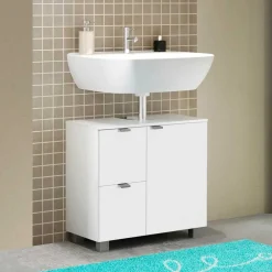 Pharao24 Waschtischunterschrank Graphit> Waschbeckenunterschränke|Badezimmerschränke