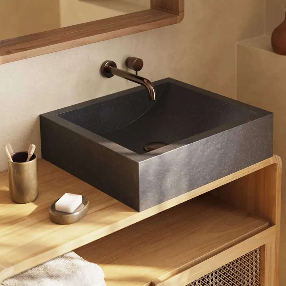 Badezimmerschränke|Waschbeckenunterschränke*Pharao24 Waschtischunterschrank Mecuras