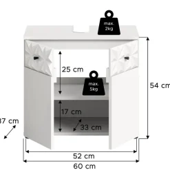 Pharao24 Waschtischunterschrank Meteora><noscript><img width=