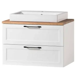 Waschbeckenunterschränke|Bad Unterschränke*Pharao24 Waschtischunterschrank mit Becken Matss