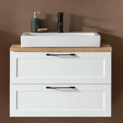 Waschbeckenunterschränke|Bad Unterschränke*Pharao24 Waschtischunterschrank mit Becken Matss