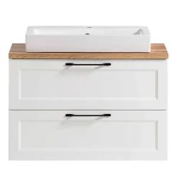 Waschbeckenunterschränke|Bad Unterschränke*Pharao24 Waschtischunterschrank mit Becken Matss