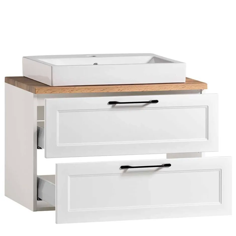 Waschbeckenunterschränke|Bad Unterschränke*Pharao24 Waschtischunterschrank mit Becken Matss