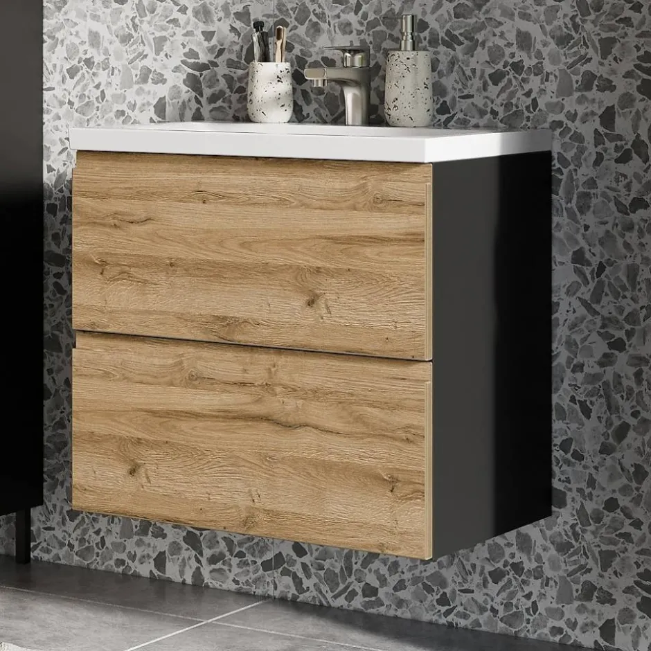 Waschbeckenunterschränke|Bad Unterschränke*Pharao24 Waschtischunterschrank Oledaos