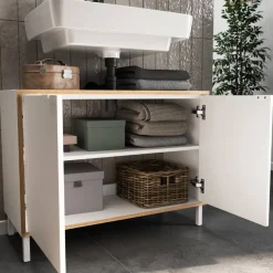 Badezimmerschränke|Waschbeckenunterschränke*Pharao24 Waschtischunterschrank Ronny