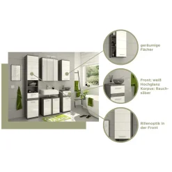 Waschbeckenunterschränke|Bad Unterschränke*Pharao24 Waschtischunterschrank Servi