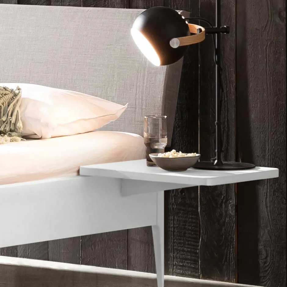 Pharao24 Weiß lackiertes Bett Lagon> Doppelbetten|Massivholzbetten