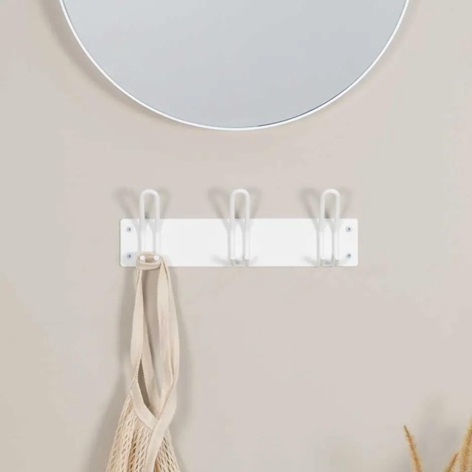 Pharao24 Weiße Garderobenleiste Carla> Wandgarderoben|Garderobenleisten