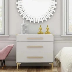 Flurkommoden|Schlafzimmerkommoden*Pharao24 Weiße Kommode Geraldo