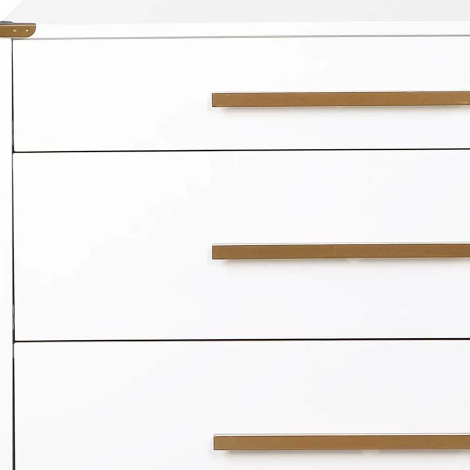 Flurkommoden|Schlafzimmerkommoden*Pharao24 Weiße Kommode Geraldo