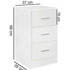 Pharao24 Weiße Kommode Leath><noscript><img width=