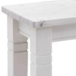 Pharao24 Weiße Massivholz Bank Kalimba><noscript><img width=