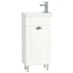 Pharao24 Weiße Waschtischkonsole Exmadura> Waschbeckenunterschränke|Bad Unterschränke