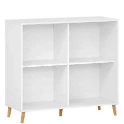 Büroschränke|Aktenschränke*Pharao24 Weißer Aktenordnerschrank Palencial