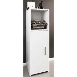 Pharao24 Weißer Badseitenschrank Vimalta><noscript><img width=