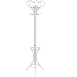 Kleiderständer*Pharao24 Weißer Garderobenständer Xenata