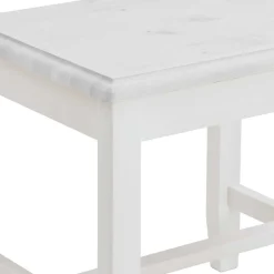 Pharao24 Weißer Holzhocker Mures><noscript><img width=