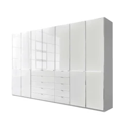 Pharao24 Weißer Kleiderschrank Bean> Drehtürenschränke