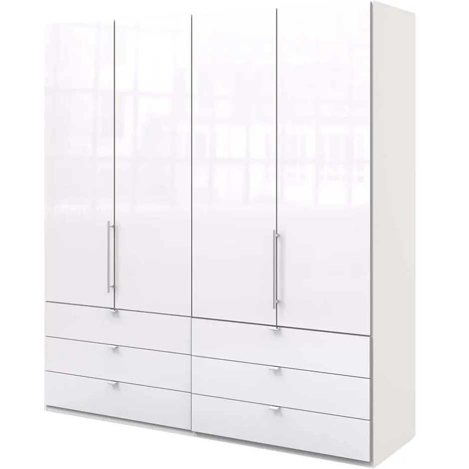 Jugendkleiderschrank*Pharao24 Weißer Kleiderschrank Grinzia