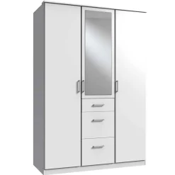 Pharao24 Weißer Kleiderschrank Redon> Jugendkleiderschrank|Drehtürenschränke