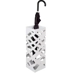 Schirmständer*Pharao24 Weißer Schirmständer Radio