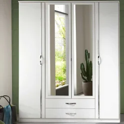 Pharao24 Weißer Schlafzimmerschrank Alkatar><noscript><img width=